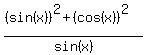 +%28%28sin%28x%29%29%5E2+%2B+%28cos%28x%29%29%5E2%29%2Fsin%28x%29+