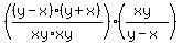 +%28%28y-x%29%28y%2Bx%29%2F%28xy%2Axy%29%29%2A%28%28xy%29%2F%28y-x%29%29+