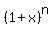 +%28+1+%2B+x+%29%5E+n