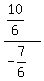 +%28+10%2F6+%29+%2F+%28+-7%2F6+%29+
