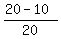 +%28+20+-+10+%29+%2F+20+