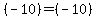  (-10) = (-10) 
