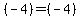 (-4) = (-4)