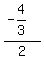 +%28-4%2F3%29%2F2+