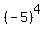+%28-5%29%5E4