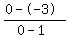 +%280--3%29%2F%280-1%29+