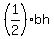 +%281%2F2%29bh+