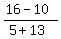 +%2816-10%29%2F%285%2B13%29+
