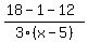 +%2818+-1+-12%29%2F+3%28x-5%29+