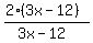 +%282%283x-12%29%29%2F%283x-12%29+