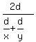 +%282d%29+%2F+%28+d%2Fx+%2B+d%2Fy+%29+