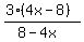 +%283%284x-8%29%29%2F%288-4x%29+