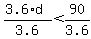 +%283.6%2A+d%29%2F3.6+%3C+90%2F3.6+