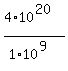 +%284+%2A+10%5E20%29%2F%281+%2A+10%5E9%29+