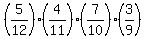 +%285%2F12%29%2A%284%2F11%29%2A%287%2F10%29%2A%283%2F9%29+