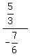 +%285%2F3%29+%2F+%28+-7%2F6+%29+