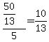+%2850%2F13%29%2F5=10%2F13+