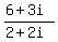  (6+3i)/(2+2i) 