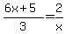 +%286x%2B5%29%2F3+=+2%2Fx