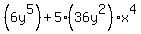 +%286y%5E5%29%2B5%2836y%5E2%29x%5E4+