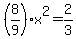 +%288%2F9%29x%5E2+=+2%2F3+