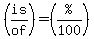 +%28is%2Fof%29+=+%28%27%25%27%2F100%29+