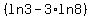 +%28ln+3+-+3+%2A+ln+8%29+