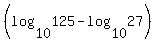 +%28log%2810%2C125%29+-+log%2810%2C27%29%29+