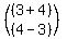 +%28matrix%282%2C1%2C%283%2B4%29%2C%284-3%29%29%29+