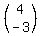 +%28matrix%282%2C1%2C4%2C-3%29%29+