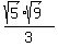  (sqrt(5)sqrt(9))/3 