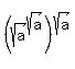 +%28sqrt%28a%29%5Esqrt%28a%29%29%5Esqrt%28a%29+