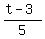 +%28t-3%29%2F5+
