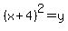 +%28x%2B4%29%5E2+=+y+