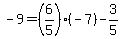 +-9+=+%286%2F5%29%2A%28-7%29+-+3%2F5+
