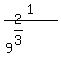 +1%2F%289+%5E+%282%2F3%29%29+
