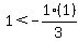 +1+%3C+-1%281%29%2F3+