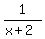 +1++%2F+%28x+%2B+2%29+