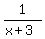 +1++%2F+%28x+%2B+3%29+