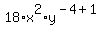 +18%2Ax%5E2%2Ay%5E%28-4%2B1%29+