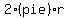 +2%28pie%29+r