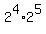 +2%5E4+%2A+2%5E5+