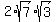 +2+%2A+sqrt+%287%29+%2A+sqrt%283%29+