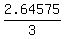+2.64575+%2F+3+