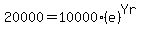 +20000=10000%28e%29%5EYr