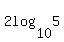 +2log+%2810%2C5%29+