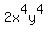 +2x%5E4y%5E4+