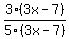+3%283x-7%29%2F5%283x-7%29+