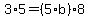 +3%2A5+=+%285%2Ab%29+%2A+8+