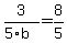 +3%2F%285%2Ab%29+=+8%2F5+